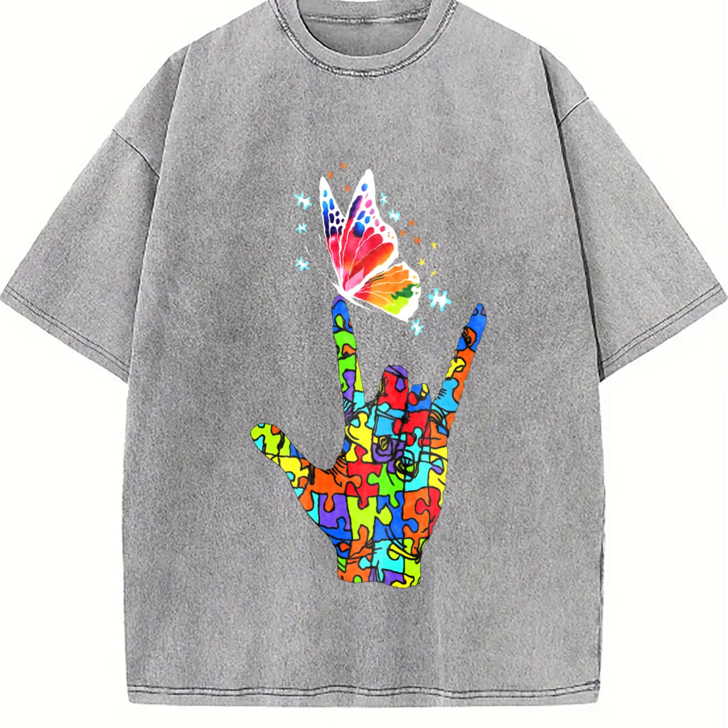 Autism Awareness Advocate Hand-drawn Feel Relaxed Vintage product image 5
