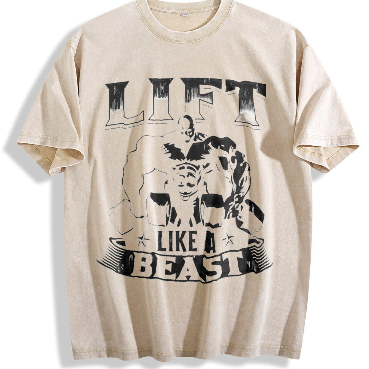 Lift Like A Beast' Vintage Washed T-Shirt product image 1