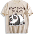 Lazy Panda I Need Money Not A Job Vintage Washed T-Shirt product image 1