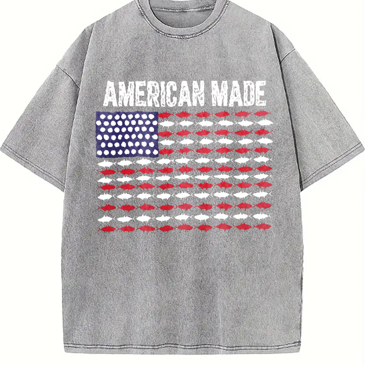 Patriotic Tank Vintage Washed T-Shirt product image 5
