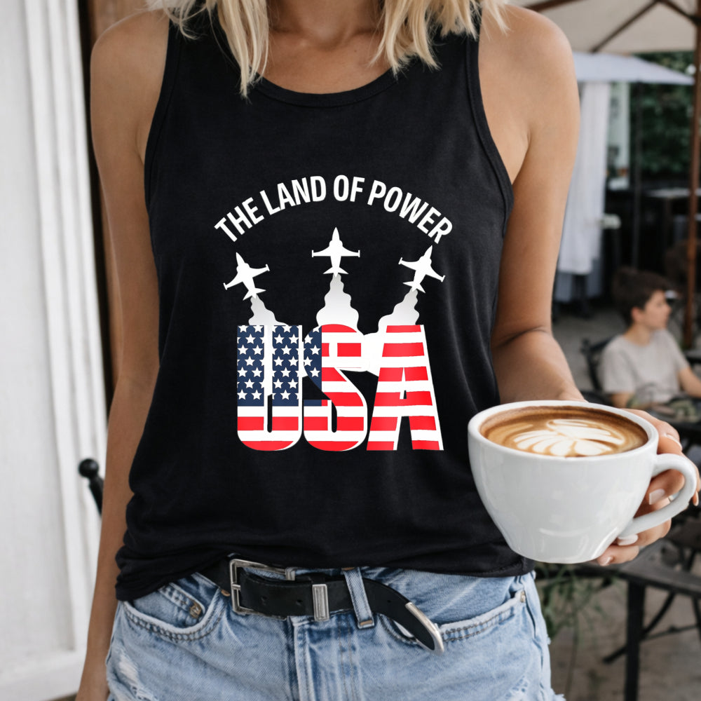 4th Of July Patriotic America Women's Tank Top
