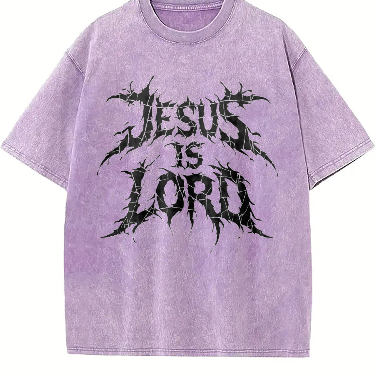 Jesus Is Lord Bold Metal Christian Faith Vintage Washed product image 6