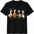 Halloween Goose Ghost Silly Fall Spooky Cotton T-Shirt product image 1