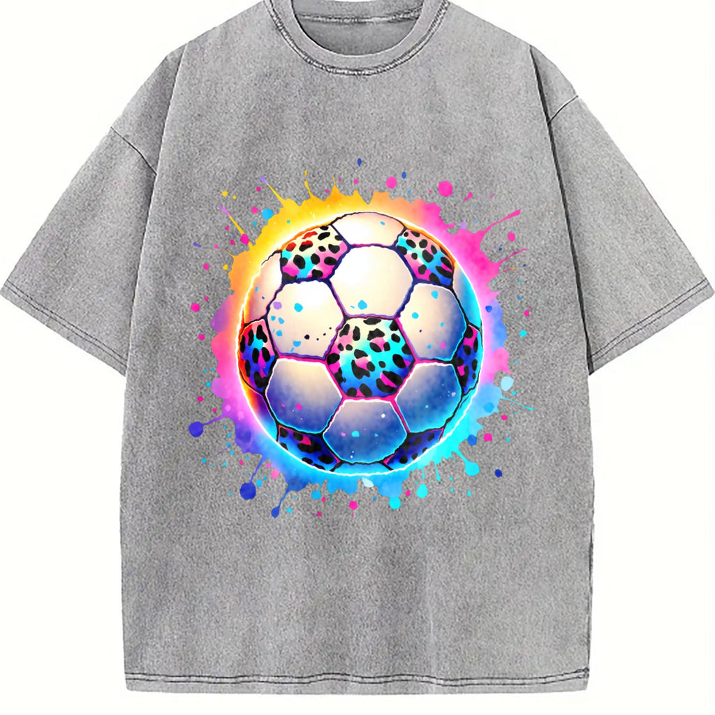 Global Soccer Fan Vintage Washed T-Shirt product image 5
