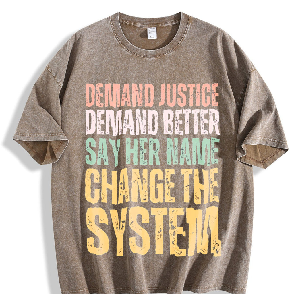 Demand Justice Renee Nicole Good Anti Ice Vintage Washed product image 3