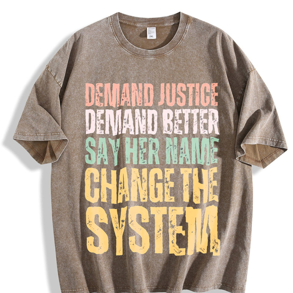 Demand Justice Renee Nicole Good Anti Ice Vintage Washed product image 3