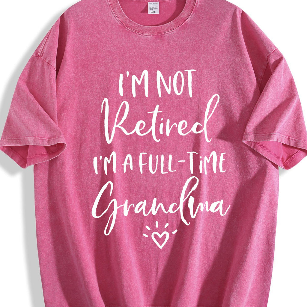 I'm Not Retired I'm A Full Time Grandma Vintage Washed product image 7