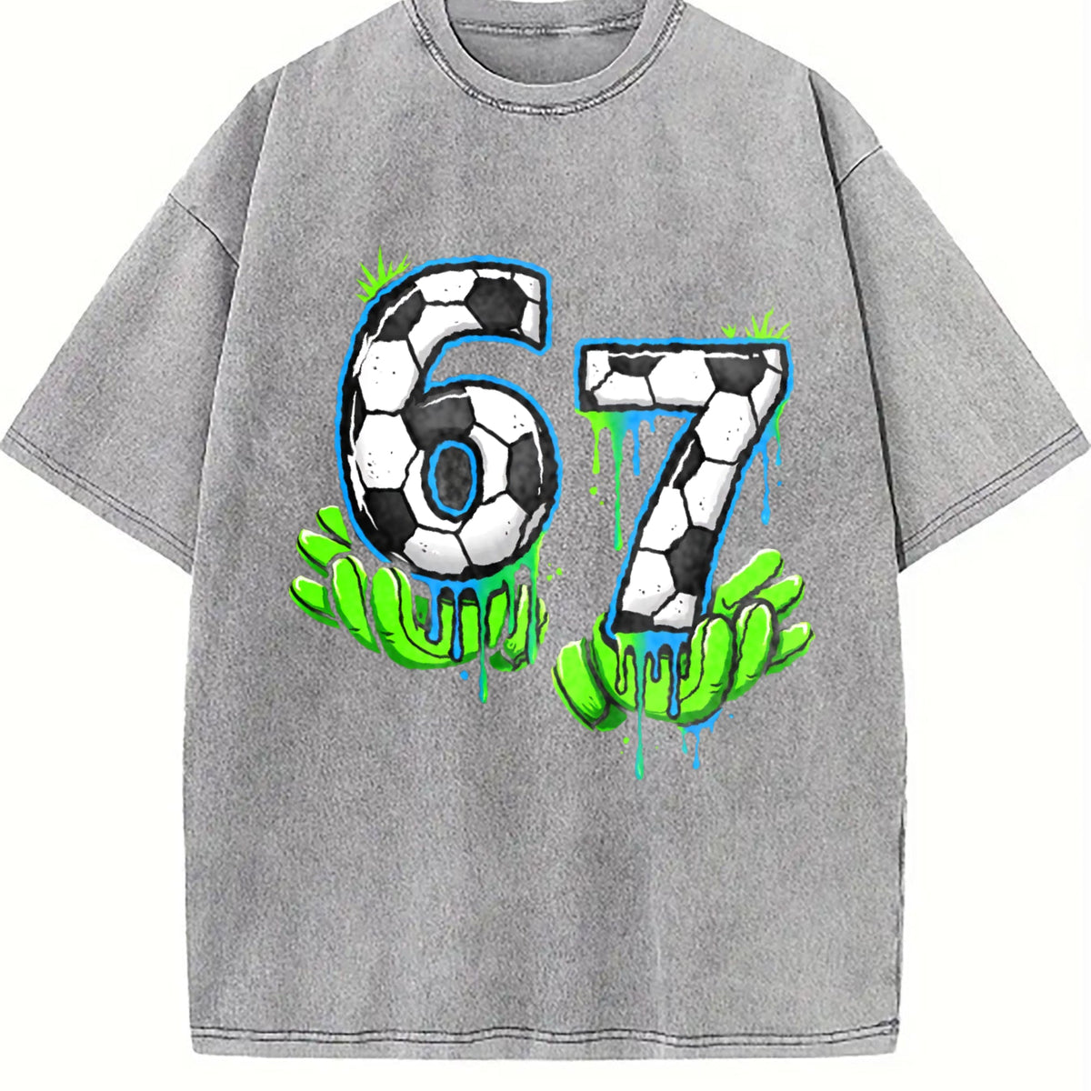 Global Soccer Fan Vintage Washed T-Shirt product image 5