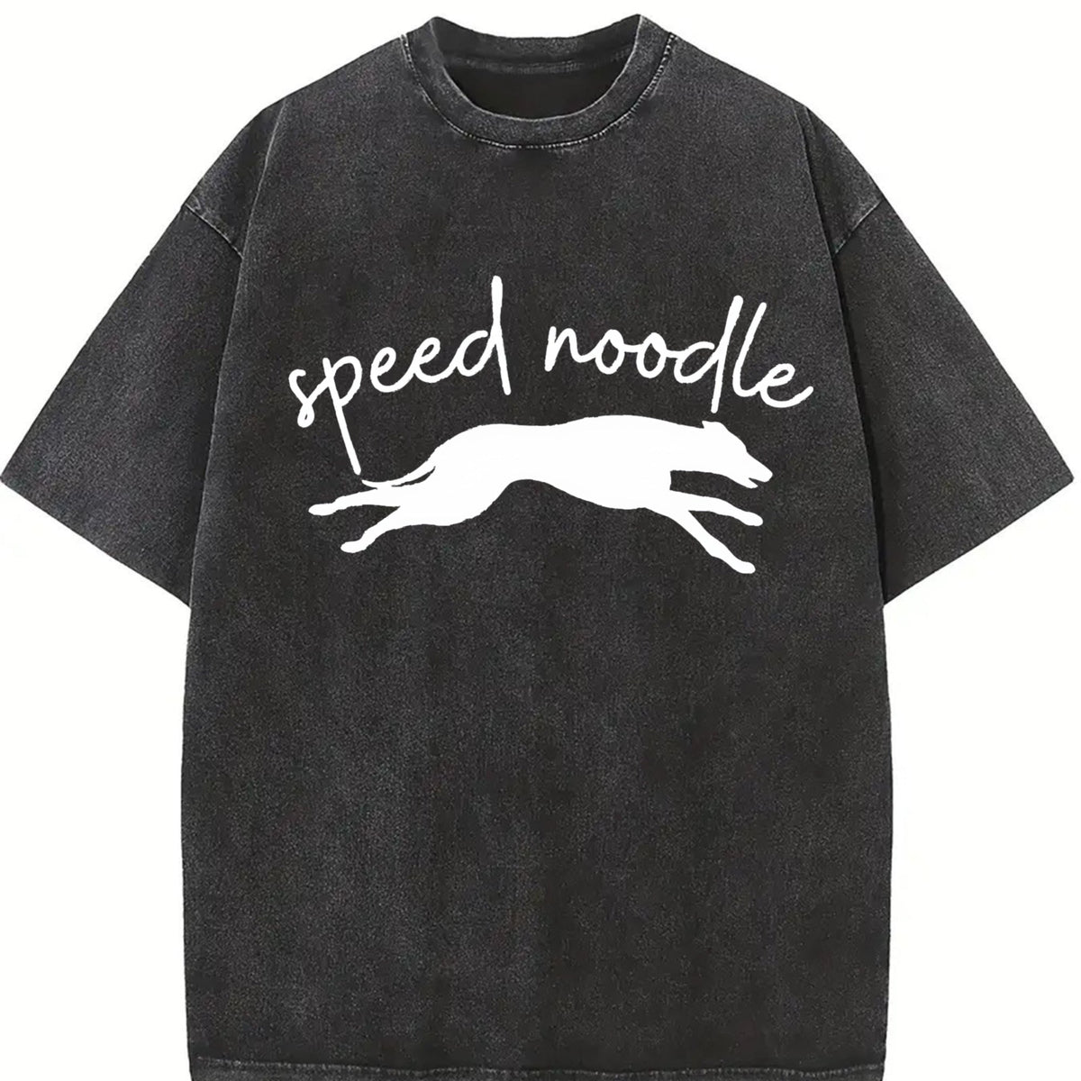 Speed Noodle Greyhound Lover Vintage Washed T-Shirt product image 2