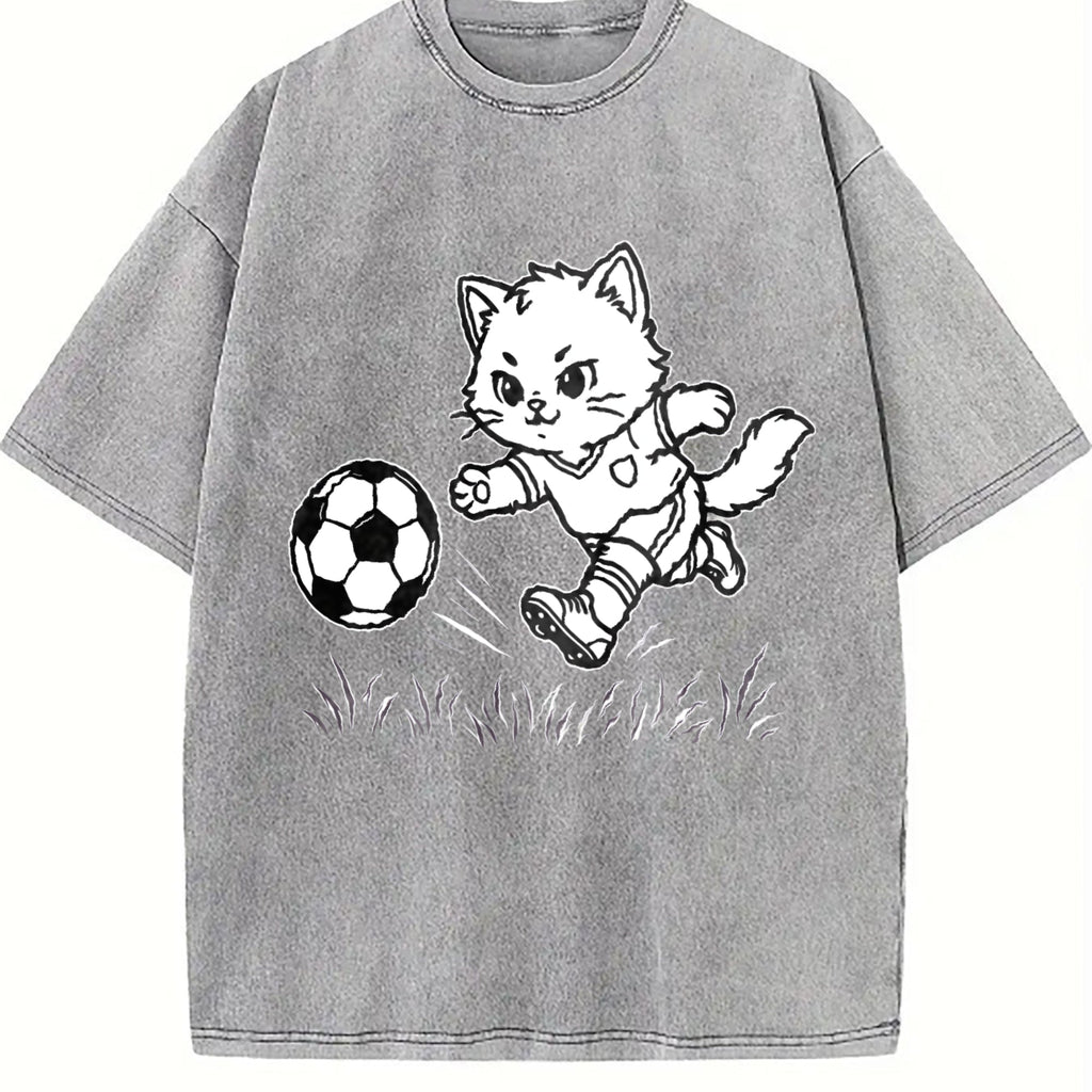 Global Soccer Fan Vintage Washed T-Shirt product image 5