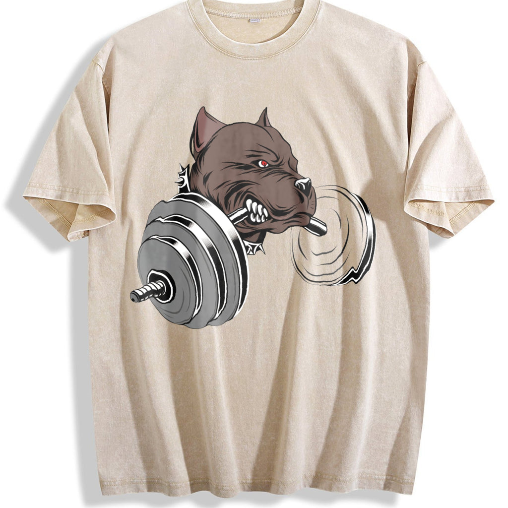 Gym Motivation Vintage Washed T-Shirt product image 1