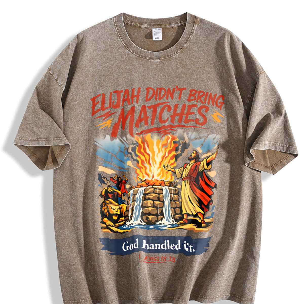 Elijah Didn't Bring Matches : Funny Christian Vintage product image 3