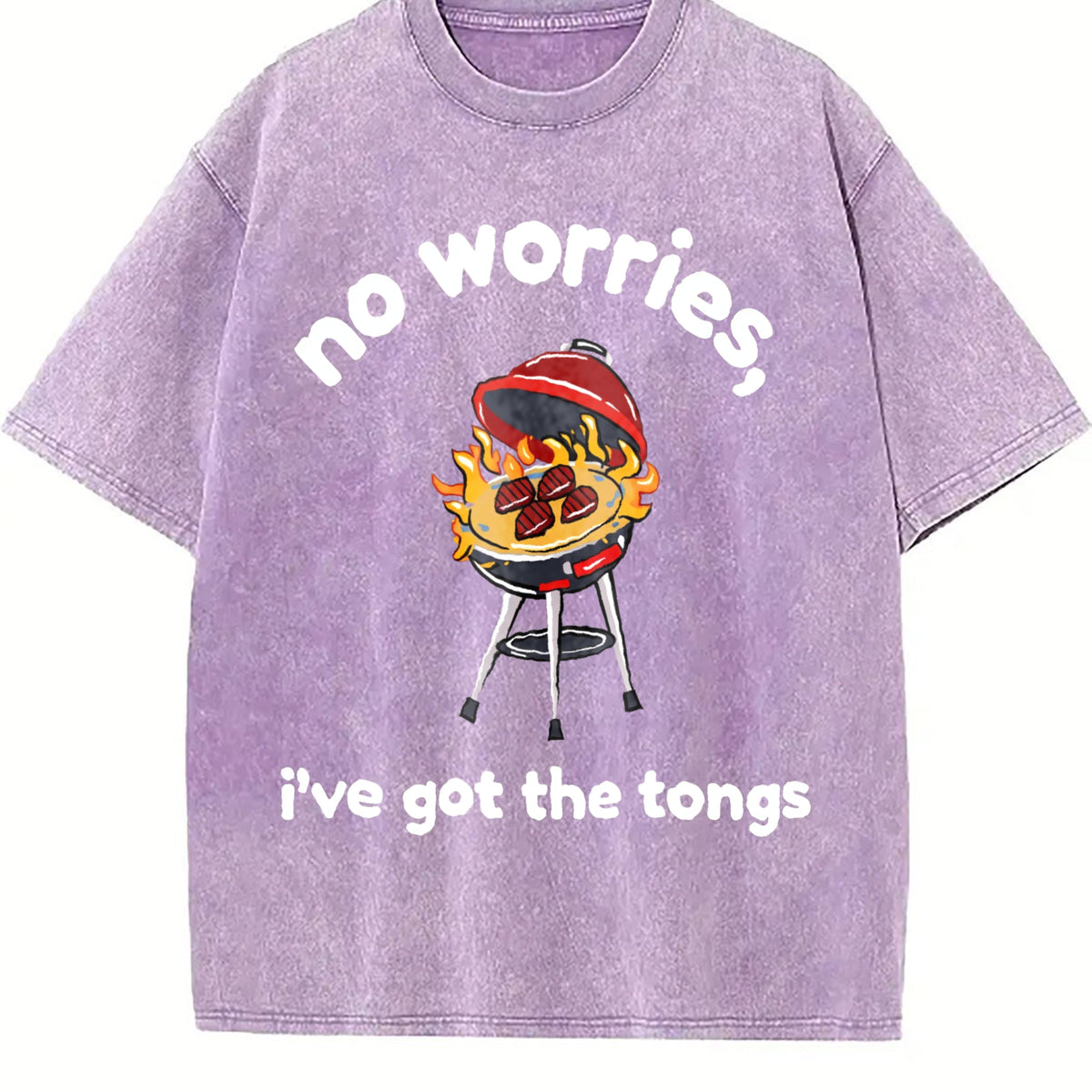 Funny Dad BBQ Vintage Washed T-Shirt product image 6
