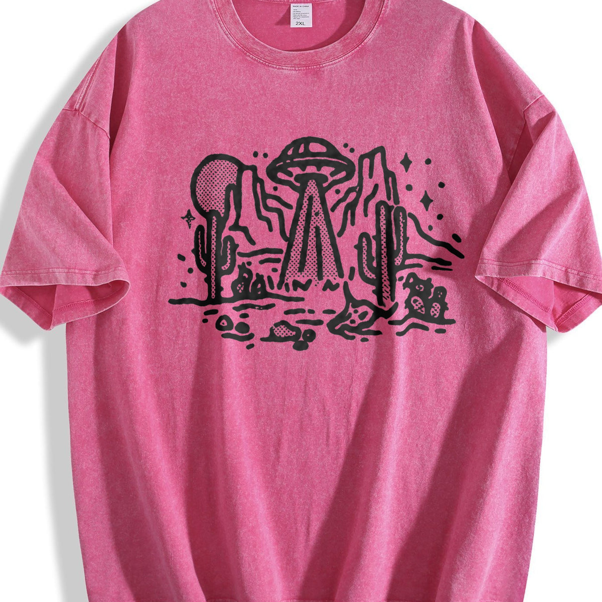 UFO Desert 90s Vintage Washed T-Shirt product image 7