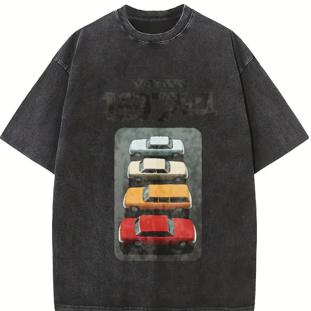 Volvo 1974 Marketing Campaign Vintage Washed T-Shirt product image 2