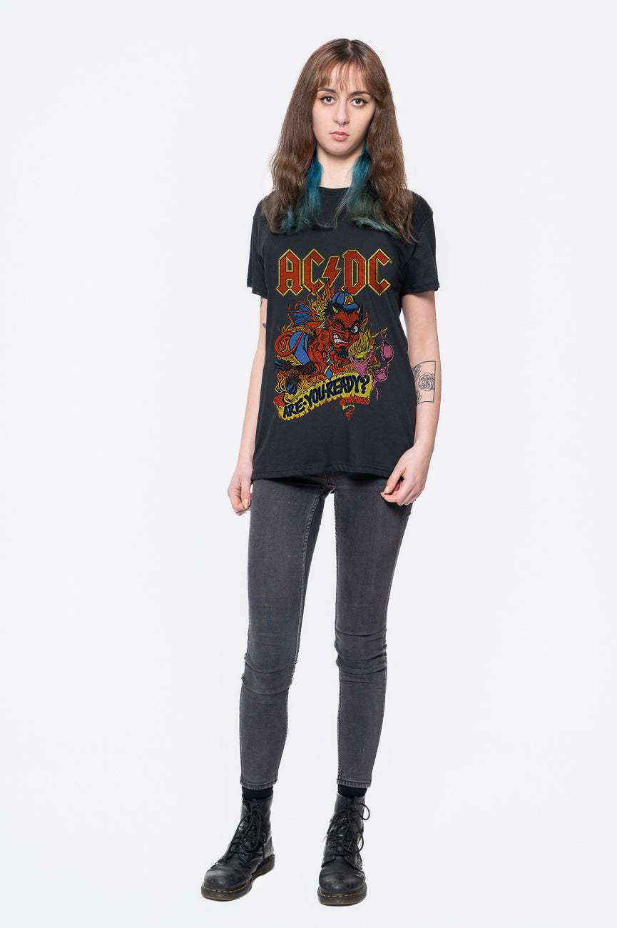 AC/DC Are You Ready Angus Cartoon T Shirt product image 2