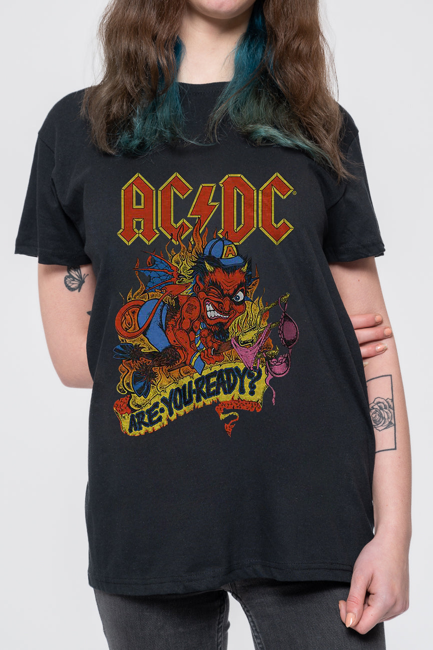 AC/DC Are You Ready Angus Cartoon T Shirt product image 3