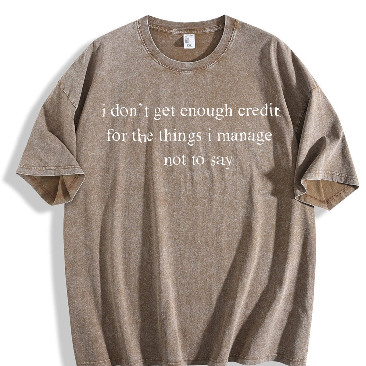 Sarcastic Vintage Washed T-Shirt product image 3