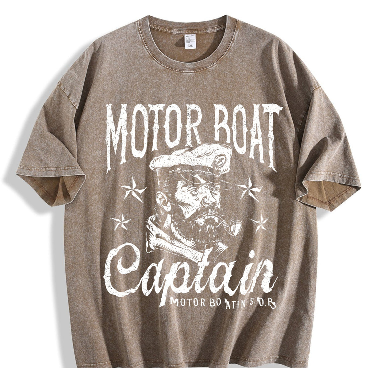 Funny Motor Boat Captain Sarcastic Sailor Novelty Vintage product image 3