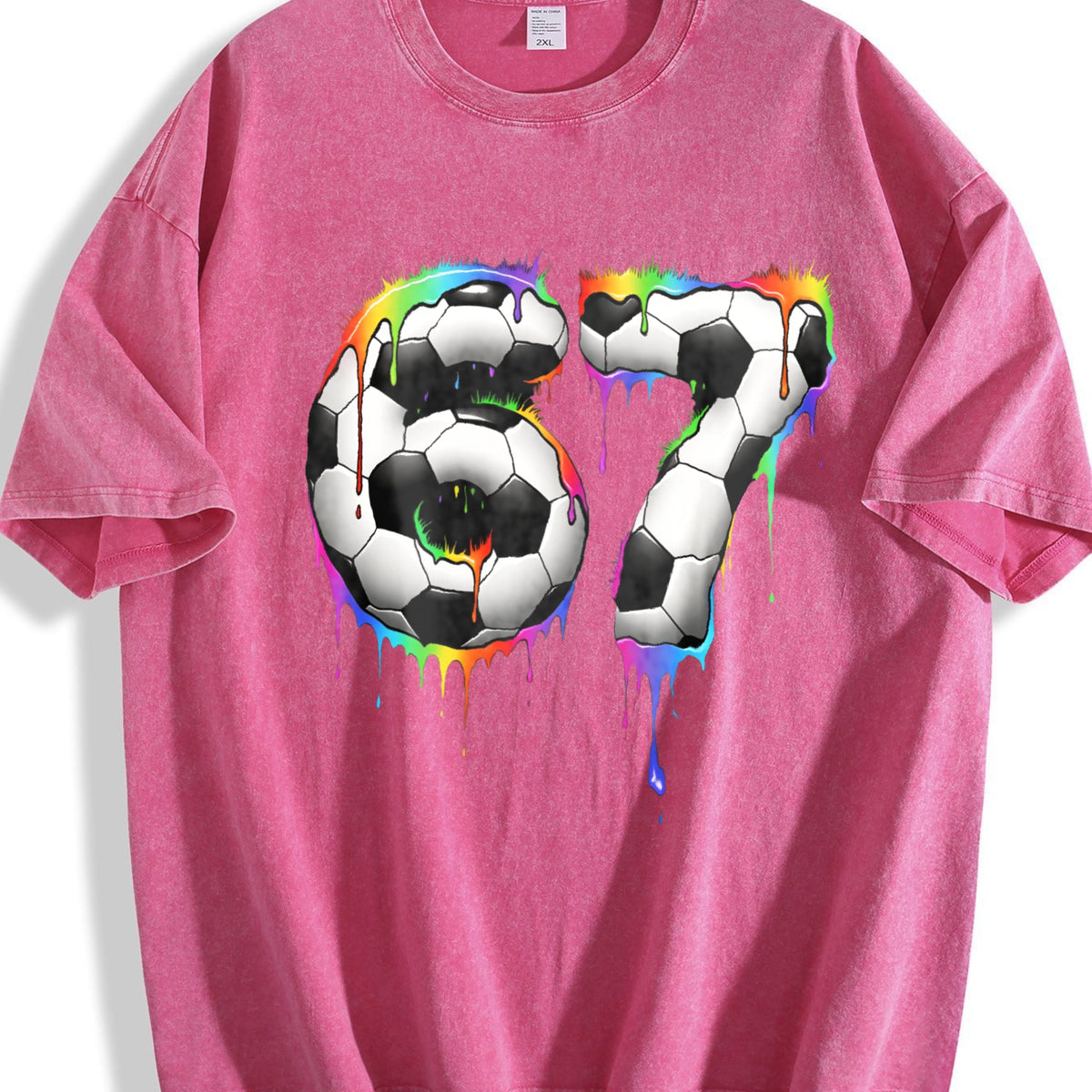 Global Soccer Fan Vintage Washed T-Shirt product image 7