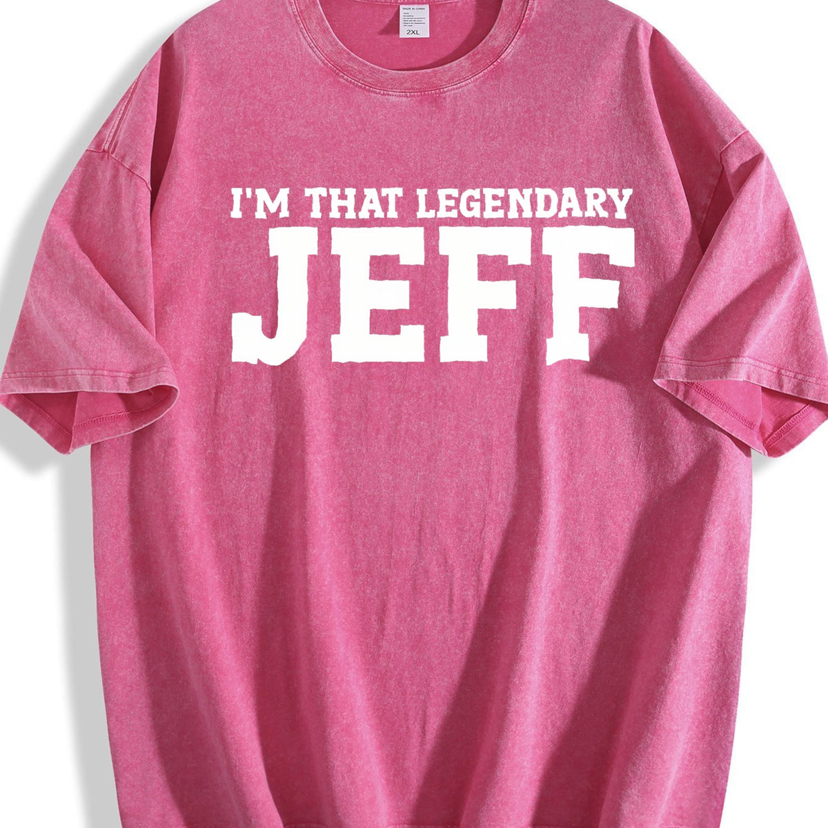 Jeff Personal Name First Funny Vintage Washed T-Shirt product image 7