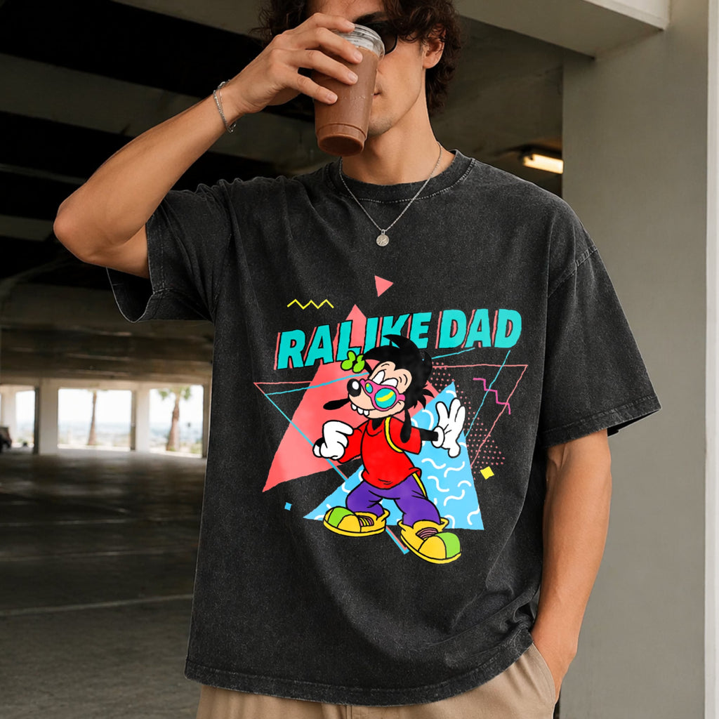 Rad Dad And Like Matching Vintage Washed T-Shirt product image 2