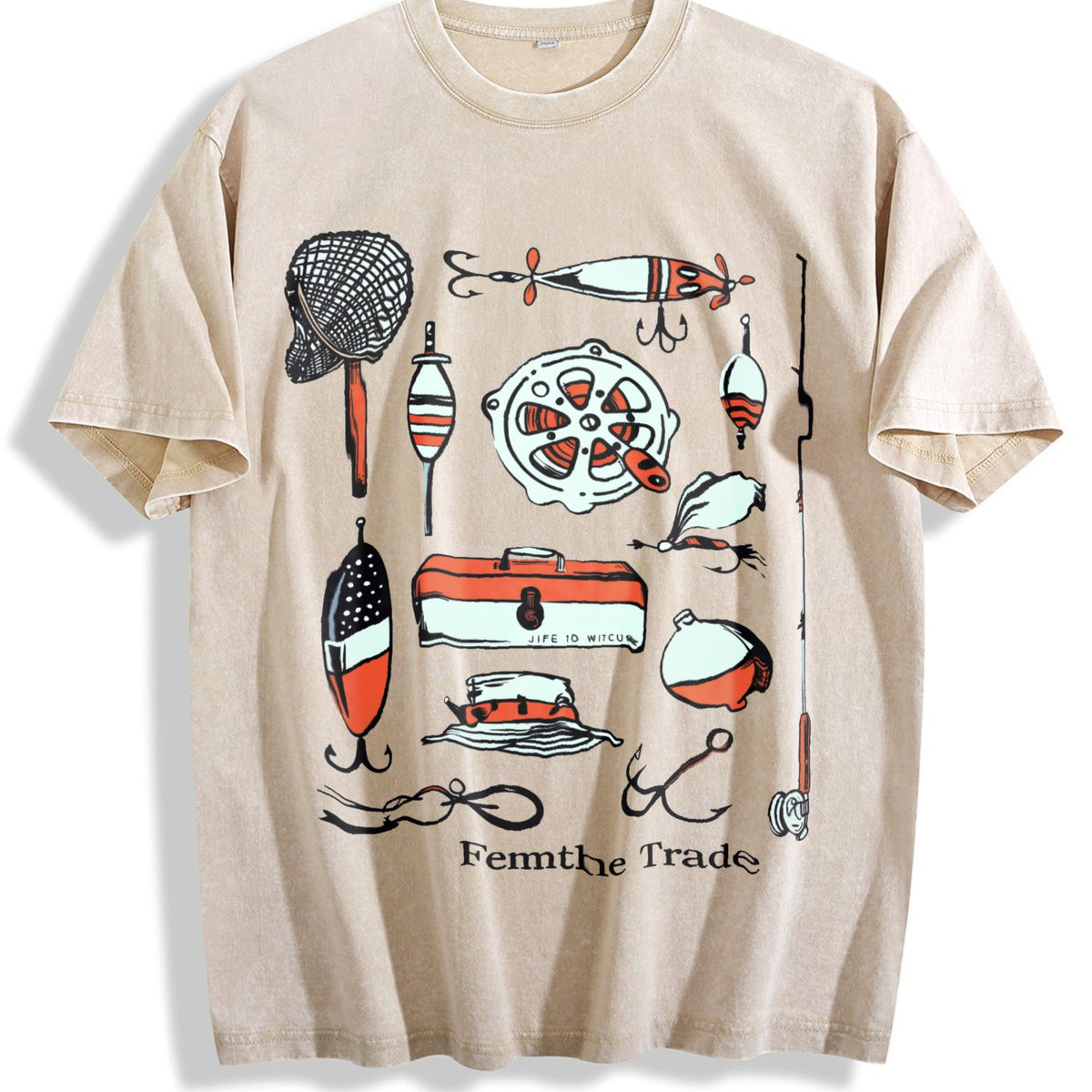 Huk Fishing Tackle Muscle Vintage Washed T-Shirt product image 1
