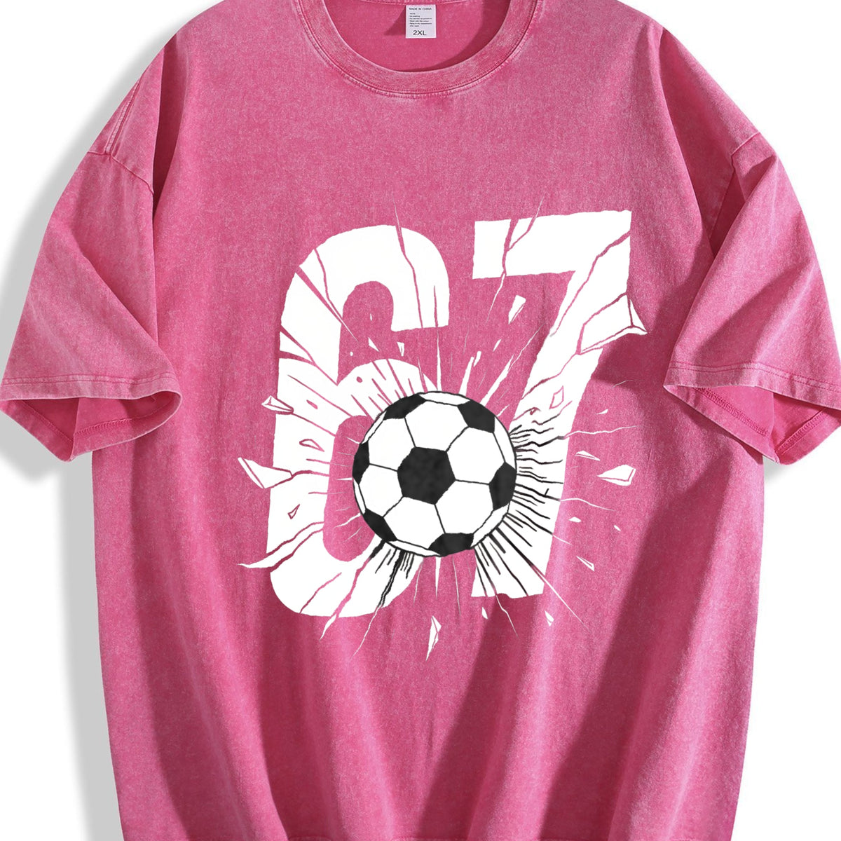 Global Soccer Fan Vintage Washed T-Shirt product image 7