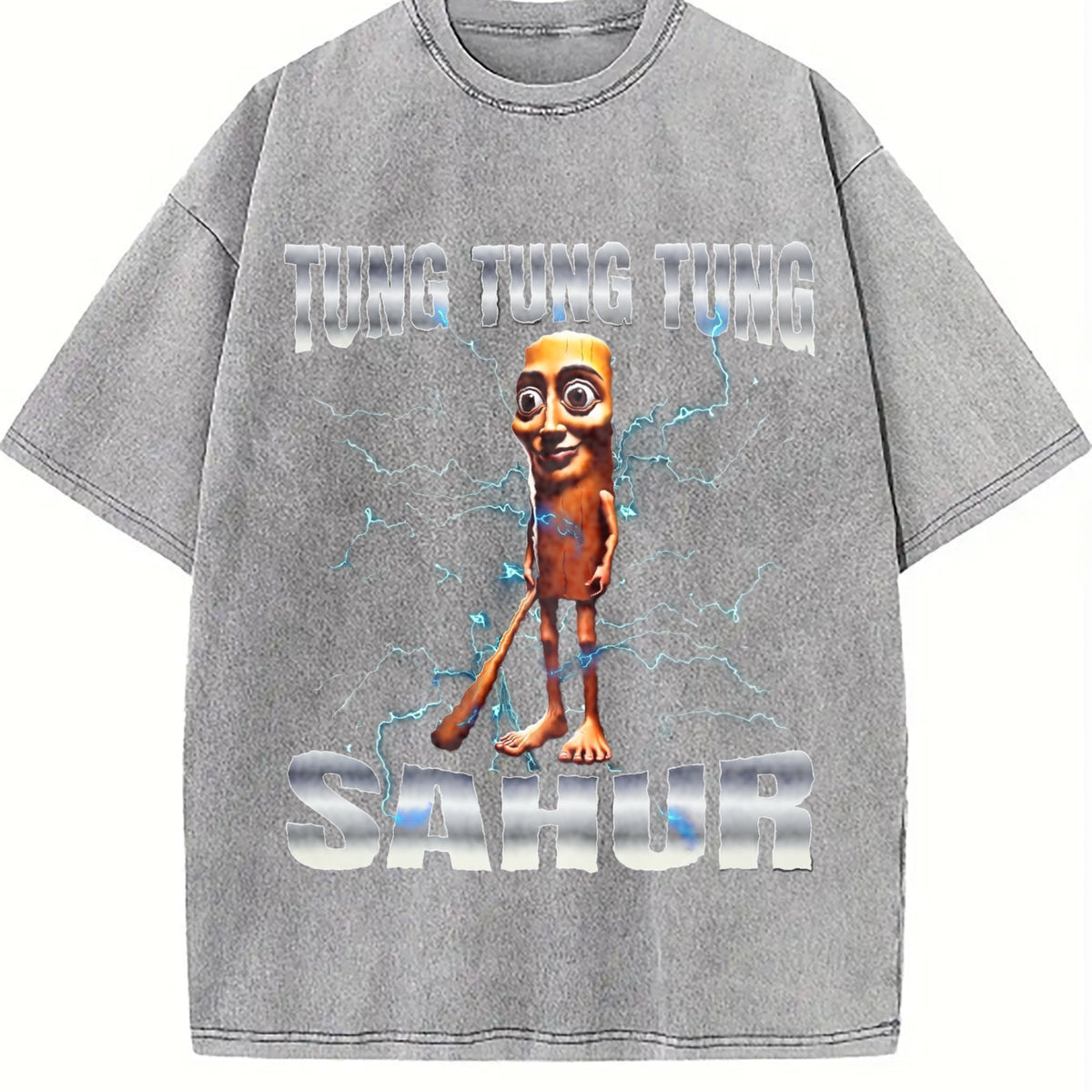 100 Tung Sahur Vintage Washed T-Shirt product image 5