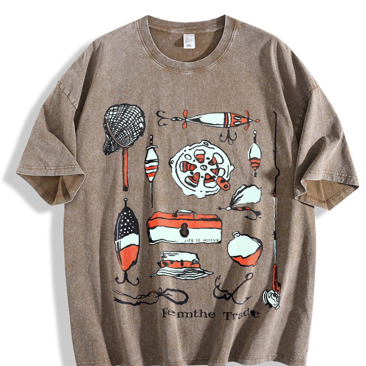 Huk Fishing Tackle Muscle Vintage Washed T-Shirt product image 3