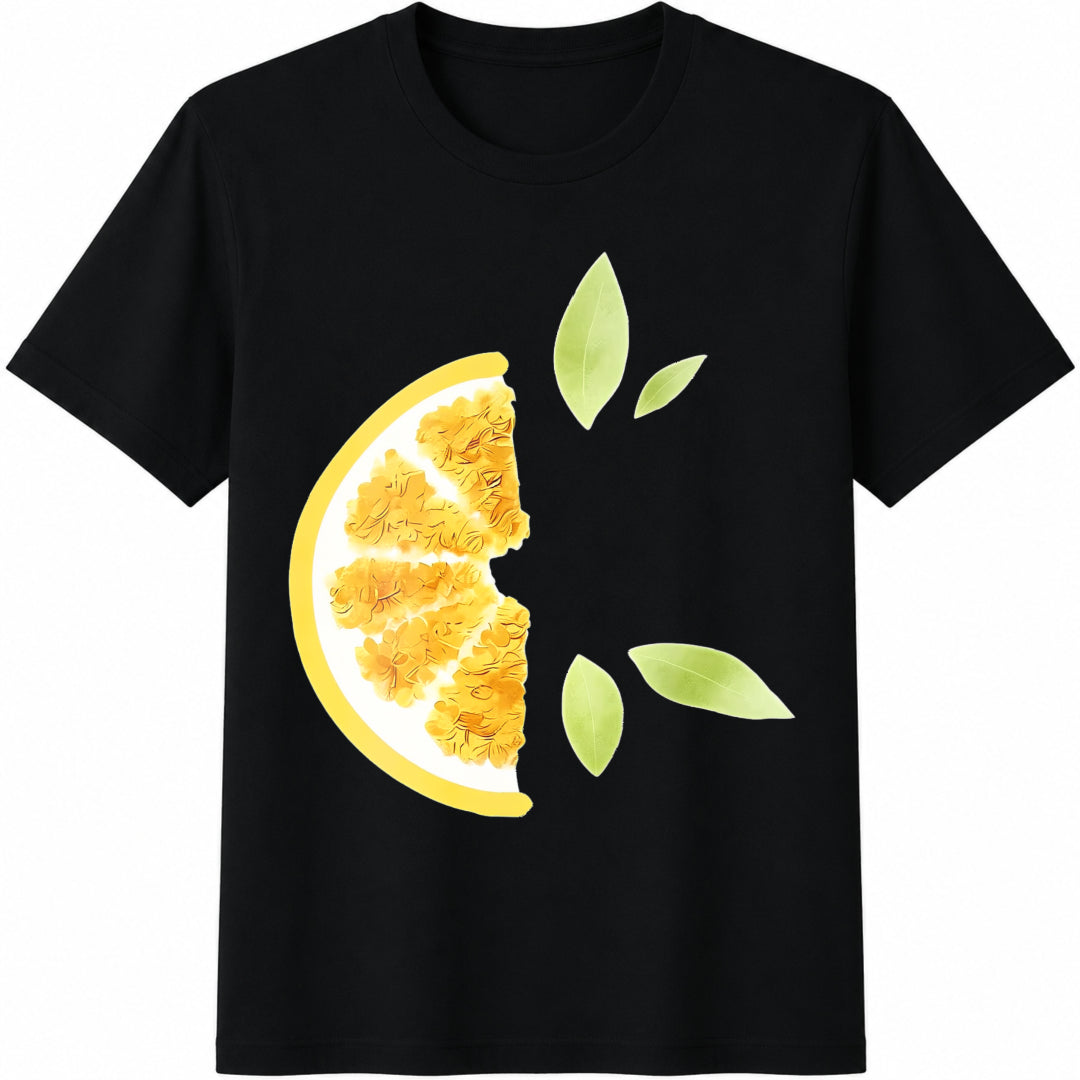 1-piece--watercolor Lemon Slice Cotton T-Shirt product image 1
