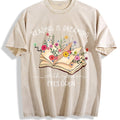 Pure With Reading Is A Dream Quote & Floral Book Vintage product image 1