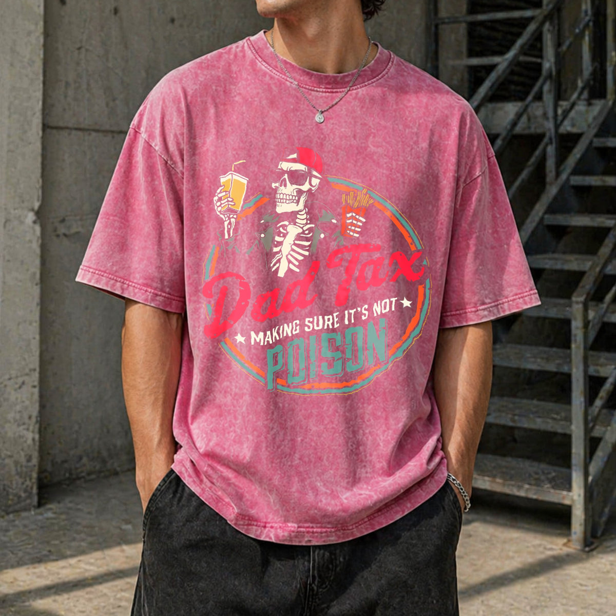 Dad Tax Vintage Washed T-Shirt product image 7