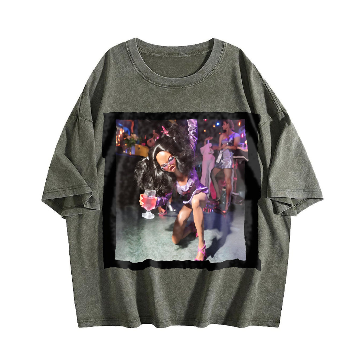 Doll Party Aftermath Vintage Washed T-Shirt product image 4