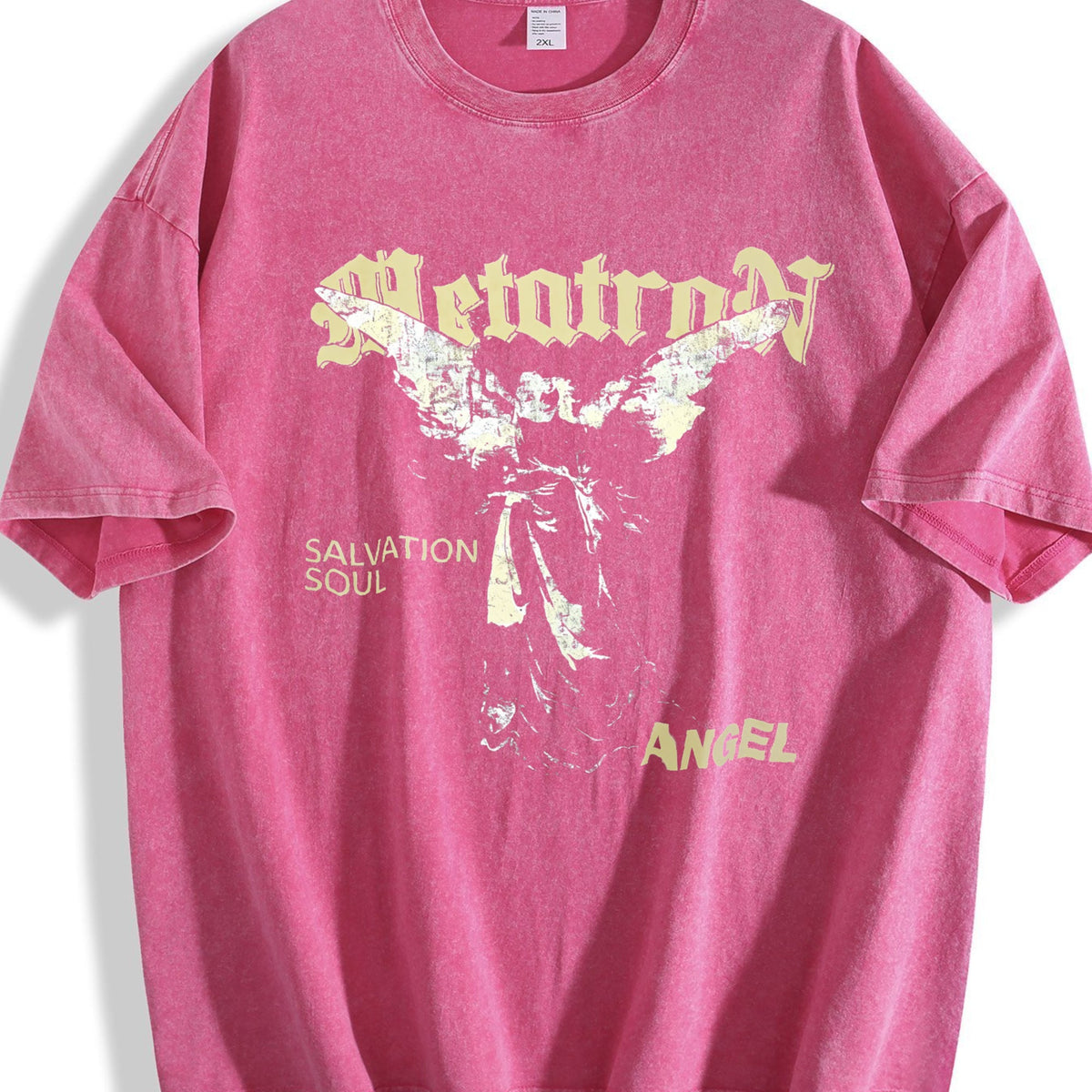 Metatron Angel Salvation Soul Grunge Vintage Washed T-Shirt product image 7