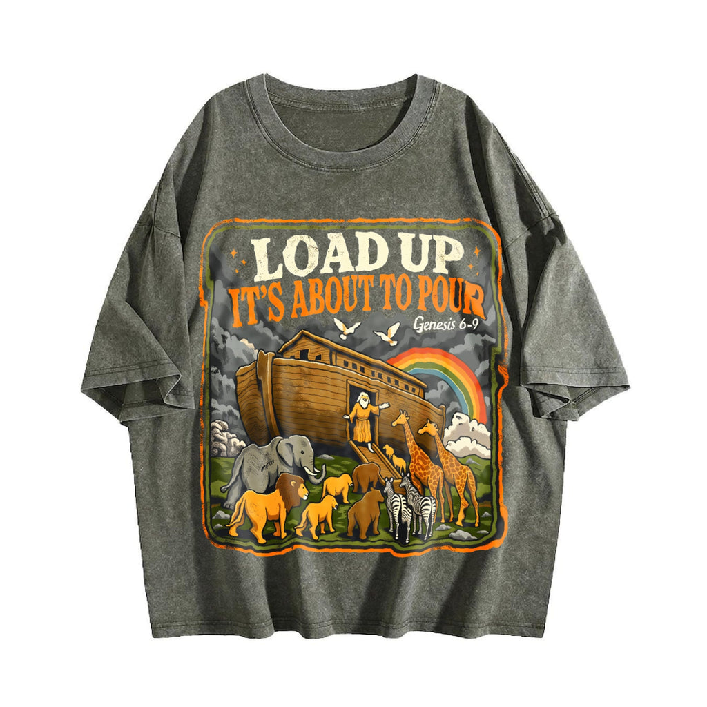 Load Up Its About To Pour Funny Noah's Ark Christian product image 4