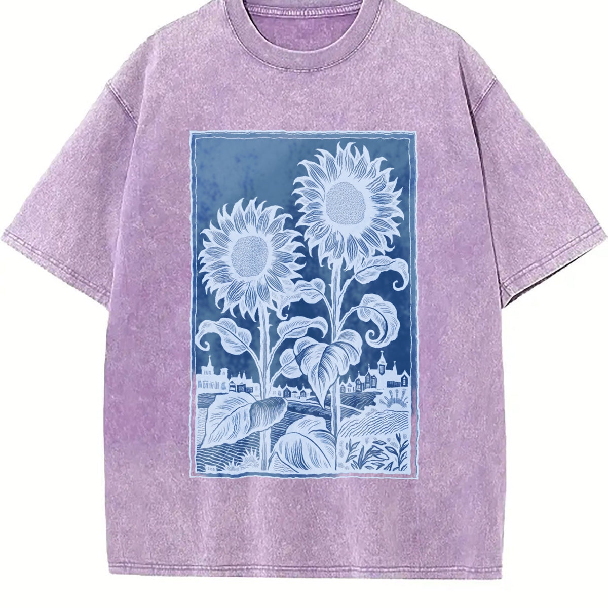 Sunflowers Vintage Washed T-Shirt product image 6