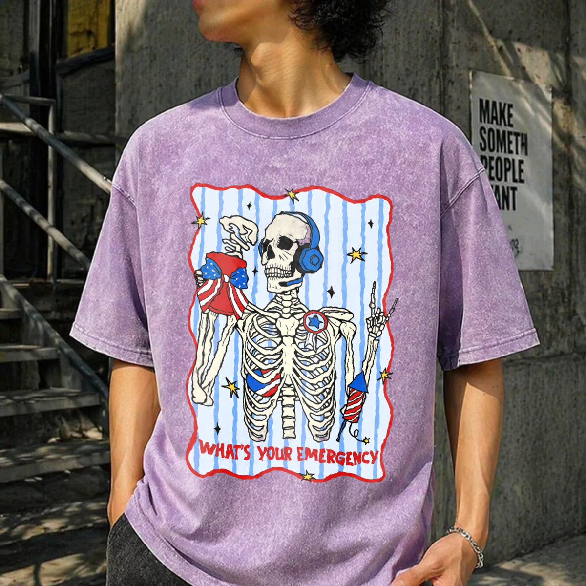Dispatcher 4th Of July Vintage Washed T-Shirt product image 13