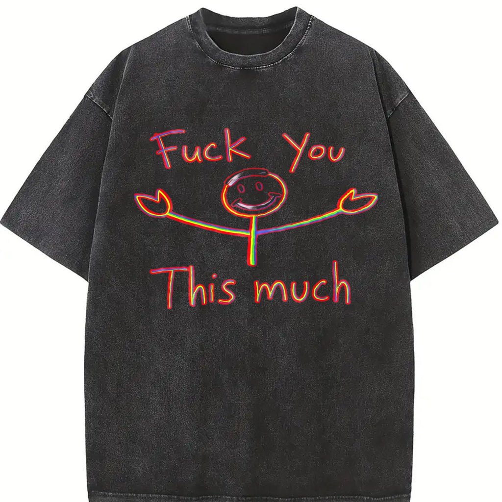 Black You This Much Vintage Washed T-Shirt product image 2