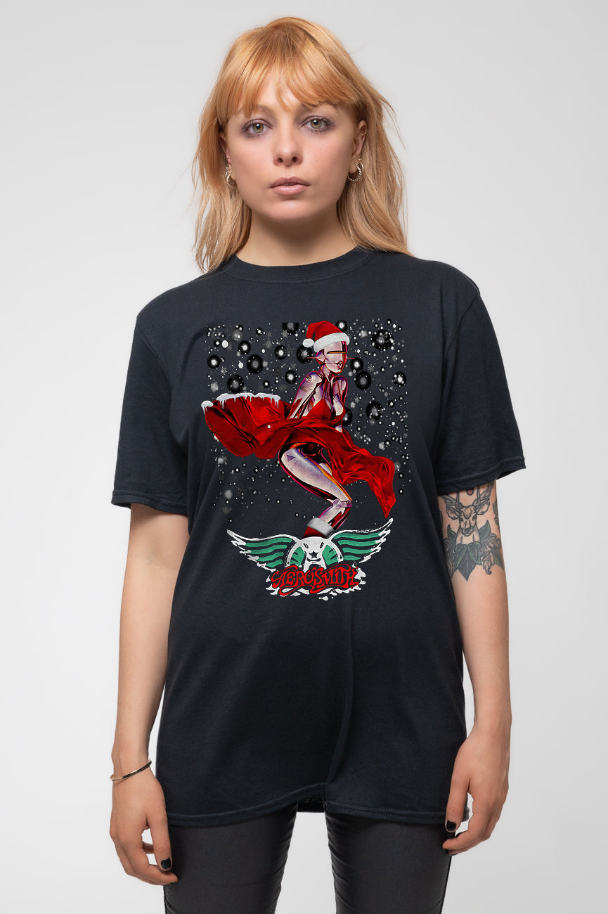 Aerosmith Robo Santa T Shirt product image 1
