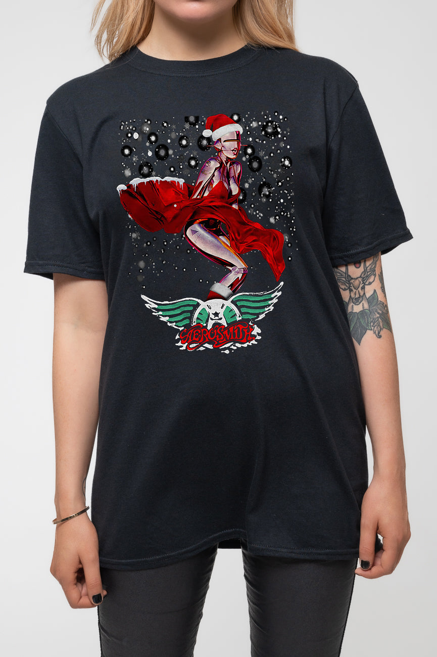 Aerosmith Robo Santa T Shirt product image 3