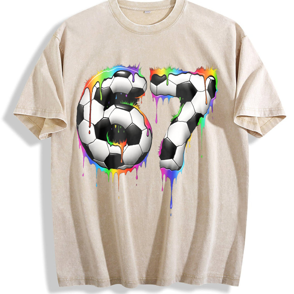 Global Soccer Fan Vintage Washed T-Shirt product image 1