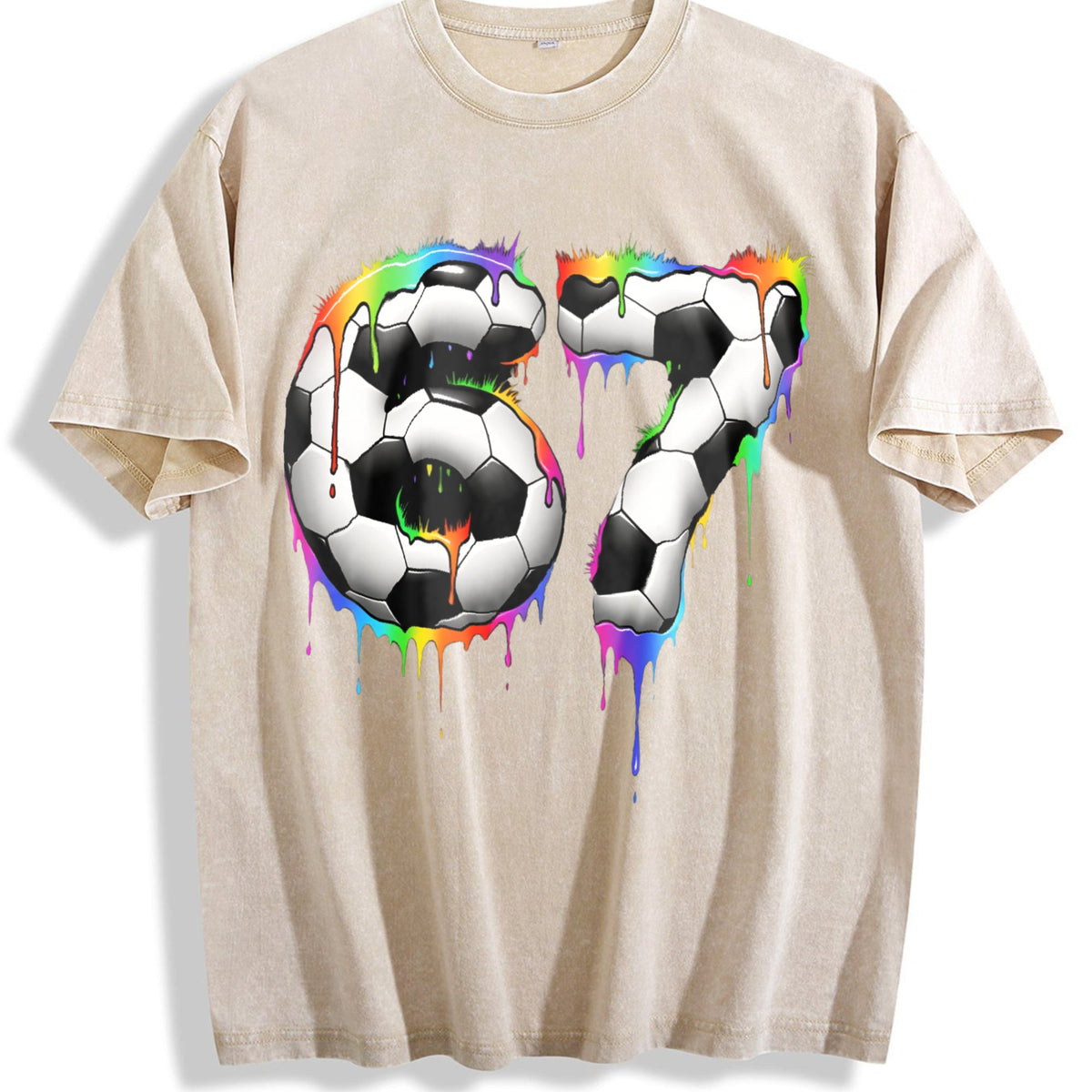 Global Soccer Fan Vintage Washed T-Shirt product image 1