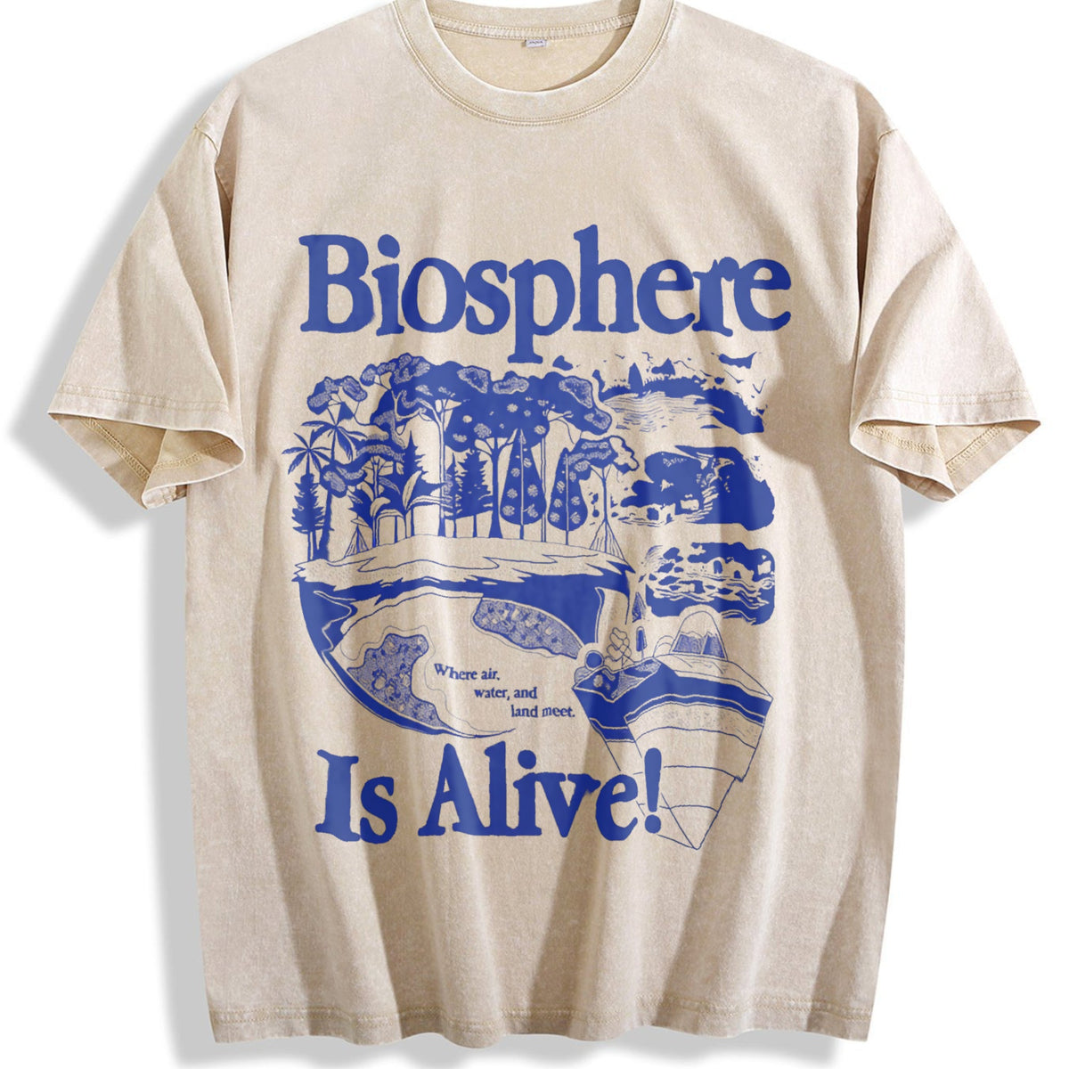 Biosphere Science Vintage Washed T-Shirt product image 1
