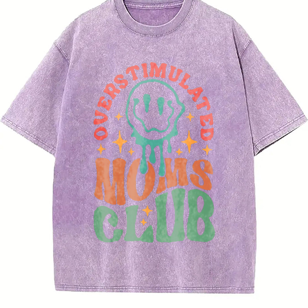 Mother's Day Mom's Club Vintage Washed T-Shirt product image 6
