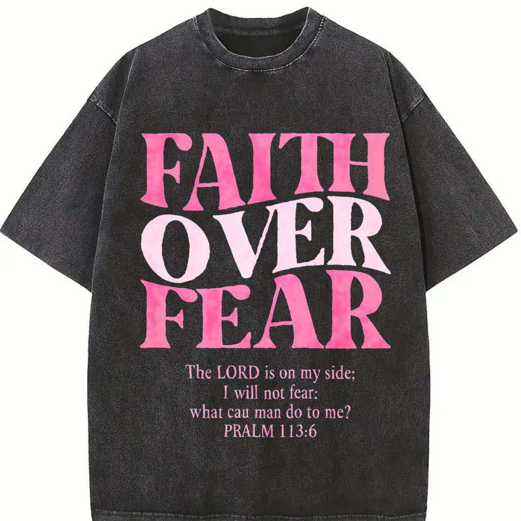 Faith Over Fear Jesus Christian Religious Sayings Bible product image 2