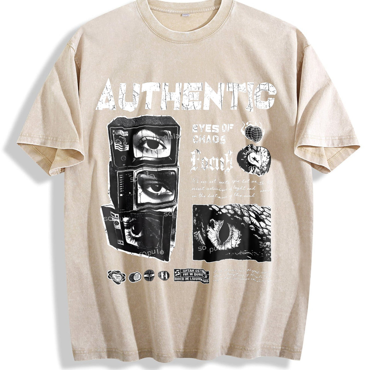 Authentic Eyes Of Chaos Vintage Washed T-Shirt product image 1