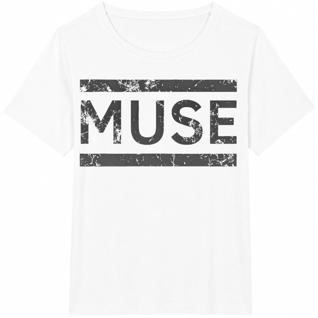 Muse Rock Band - White Lettering & Music Cotton T-Shirt product image 2