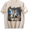 Saints Angel On Horse Vintage Washed T-Shirt product image 1