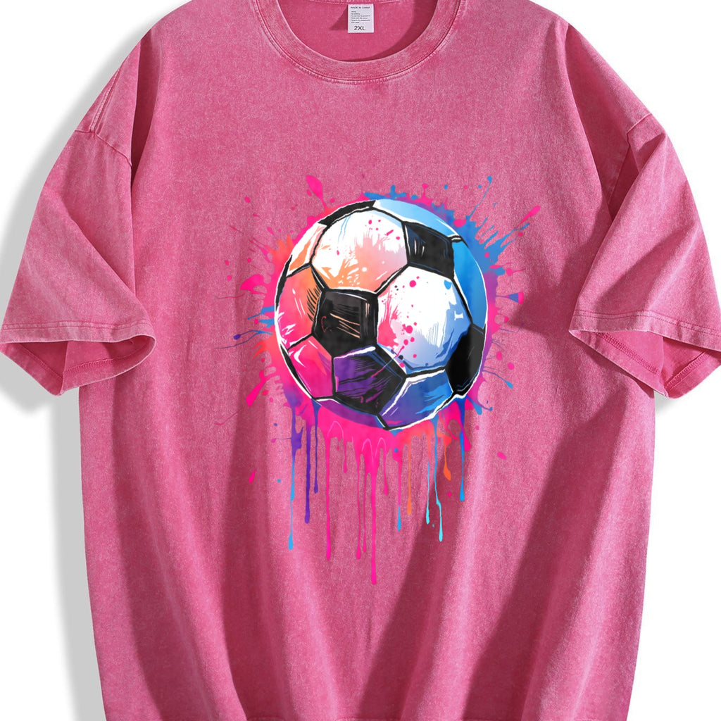Global Soccer Fan Vintage Washed T-Shirt product image 7